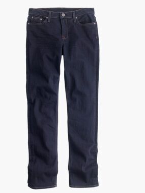 J.Crew Matchstick Jeans 25 Short Dark Wash Slim Straight Y2K Preppy Denim